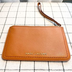 EUC:Marc Jacobs Wristlet - Smoked Almond Pebble texture Wristlet/Slim Wallet.